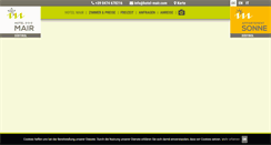 Desktop Screenshot of hotel-mair.com